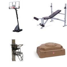 Pallet - 5 Pcs - Outdoor Sports, Exercise & Fitness - Customer Returns - Spalding, CAP Barbell, Muddy, Step2