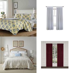 3 Pallets – 1256 Pcs – Curtains & Window Coverings, Decor, Bath, Rugs & Mats – Like New or New Customer Returns – JC Penney