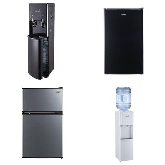 Pallet – 7 Pcs – Bar Refrigerators & Water Coolers, Freezers, Refrigerators – Customer Returns – Primo Water, HISENSE, Primo, Galanz