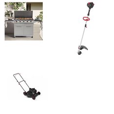 Pallet - 4 Pcs - Unsorted, Trimmers & Edgers, Mowers, Grills & Outdoor Cooking - Customer Returns - Hyper Tough, Mm