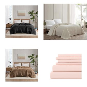 3 Pallets – 1378 Pcs – Curtains & Window Coverings, Decor, Bath, Sheets, Pillowcases & Bed Skirts – Like New or New Customer Returns – JC Penney