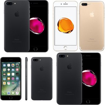 9 Pcs – Apple iPhone 7 Plus – Refurbished (GRADE A – Unlocked) – Models: 3C368LL/A, MNQH2LL/A, MNQJ2LL/A, MNQJ2LL/A – TF