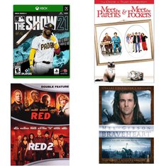 Pallet - 1755 Pcs - DVD & Blu-Ray Movies - Customer Returns - Paramount, Sony Pictures Home Entertainment, Universal Studios, WARNER HOME VIDEO