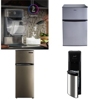 CLEARANCE! Pallet – 8 Pcs – Bar Refrigerators & Water Coolers, Freezers, Refrigerators – Customer Returns – Primo, GE, Thomson, Galanz