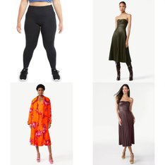 Pallet - 462 Pcs - Jeans, Pants, Legging & Shorts, Dresses & Skirts, T-Shirts, Polos, Sweaters & Cardigans, Jackets & Outerwear - Customer Returns - Time And Tru, Free Assembly, SCOOP, No Boundaries