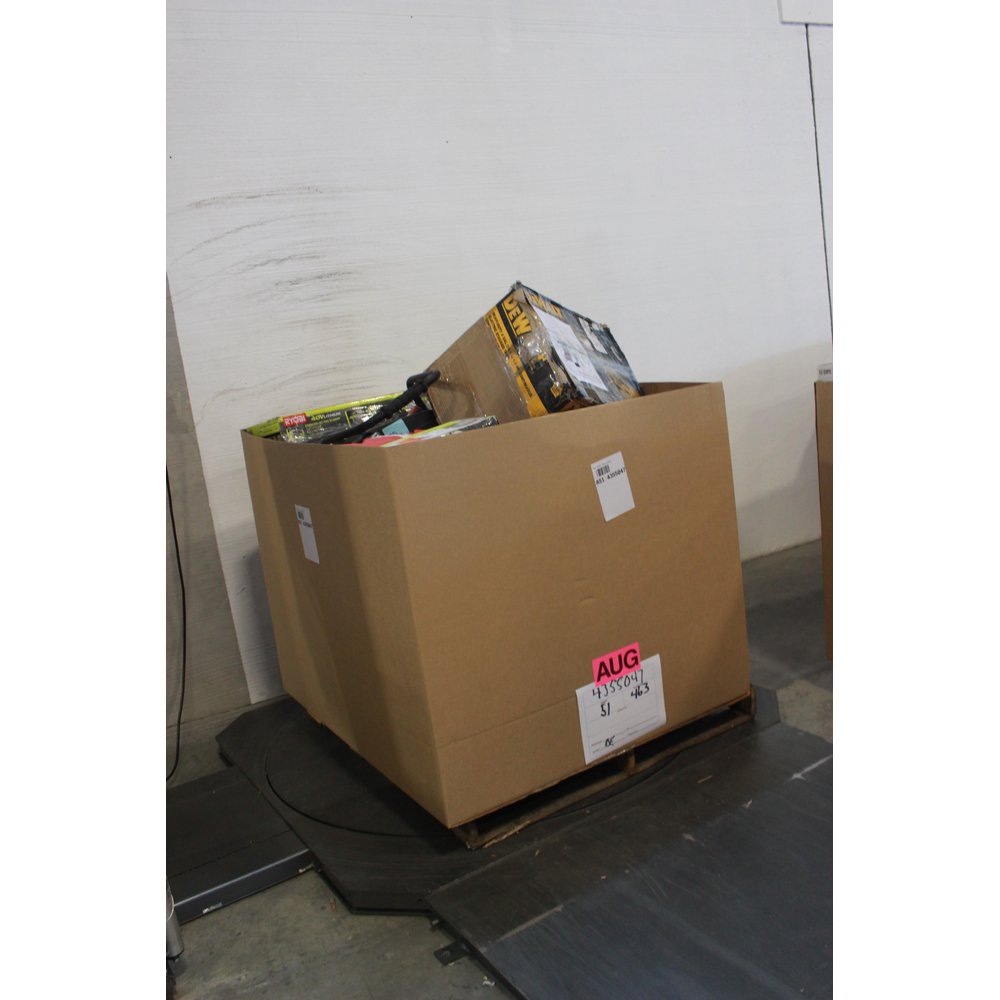 Walmart Pallet 25 Pcs Power Tools Damaged Missing Parts Ryobi Milwaukee Ridgid Dewalt