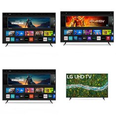 18 Pcs - LED/LCD TVs - Refurbished (BRAND NEW, GRADE A, GRADE B) - VIZIO, LG, Samsung, TCL