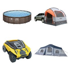 Pallet - 24 Pcs - Camping & Hiking, Pools & Water Fun, Power, Mattresses - Customer Returns - Ozark Trail, Coleman, Bounty Hunter, EverStart