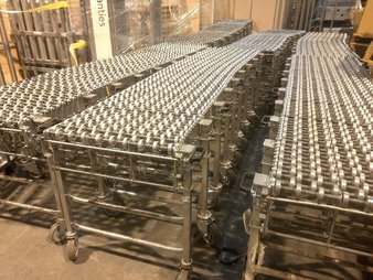 24 Pallets – 11 pcs – Expandable Conveyors and Warehouse Equipment- Used