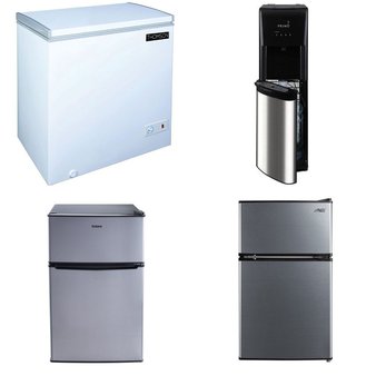 CLEARANCE! Pallet – 7 Pcs – Refrigerators, Bar Refrigerators & Water Coolers, Freezers – Customer Returns – Galanz, Arctic King, Frigidaire, Primo