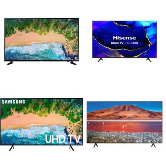 5 Pcs – LED/LCD TVs – Refurbished (GRADE A) – Samsung, HISENSE