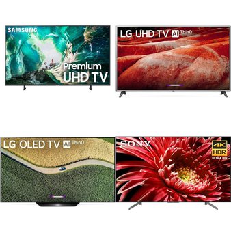 9 Pcs – LED/LCD TVs – Brand New – LG, Samsung, TCL, Sony