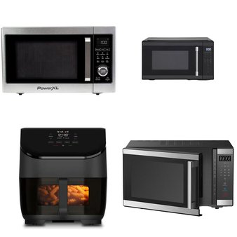 Pallet – 30 Pcs – Ink, Toner, Accessories & Supplies, Microwaves – Damaged / Missing Parts / Tested NOT WORKING – HP, Hamilton Beach, Lasko, PowerXL