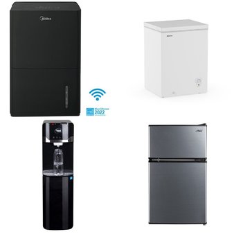 Pallet – 8 Pcs – Bar Refrigerators & Water Coolers, Refrigerators, Freezers, Humidifiers / De-Humidifiers – Customer Returns – Great Value, Galanz, HISENSE, Arctic King