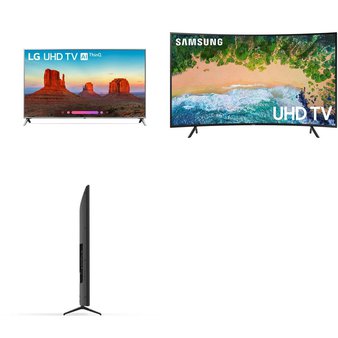 8 Pcs – LED/LCD TVs (58″ – 65″) – Refurbished (GRADE A) – LG, VIZIO, Samsung