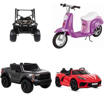 Friday Deals! 6 Pallets – 28 Pcs – Vehicles, Outdoor Sports, Cycling & Bicycles – Untested Customer Returns – Razor, Adventure Force, Realtree, Flybar