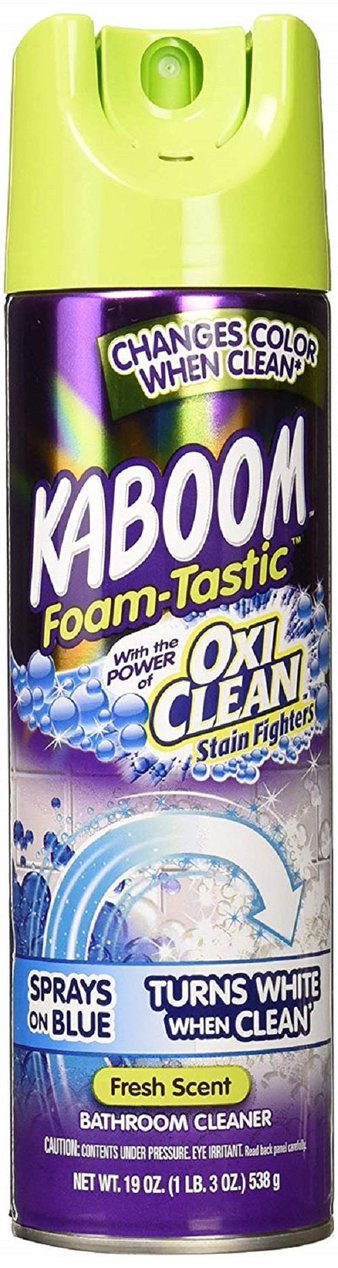 25 Pcs - Kaboom Foam-Tastic Fresh Bathroom, Twin pack cleaner,19 0z (Pack  of 4) - New, Like New - Retail Ready