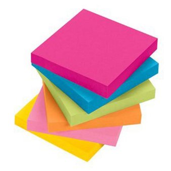 28 Pcs – Post-it 1pk Sticky Notes 3″X3″ – Colors Will Vary – New, Open Box Like New, Like New – Retail Ready