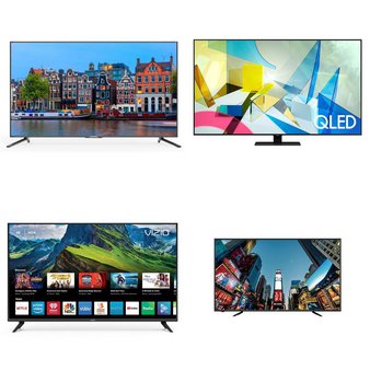 48 Pcs – LED/LCD TVs – Refurbished (GRADE A, GRADE B) – SCEPTRE, VIZIO, Samsung, RCA