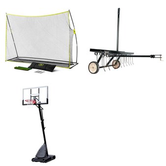 CLEARANCE! 1 Pallet – 4 Pcs – Golf, Power Tools, Outdoor Sports – Customer Returns – Athletic Works, Agri-Fab, Spalding