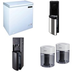 Pallet - 7 Pcs - Bar Refrigerators & Water Coolers, Humidifiers / De-Humidifiers, Freezers - Customer Returns - Primo, HoMedics, Thomson