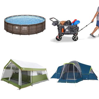 Pallet – 10 Pcs – Camping & Hiking, Pools & Water Fun – Customer Returns – Ozark Trail, Ozark, Coleman