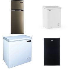 Pallet - 7 Pcs - Refrigerators, Freezers, Pressure Washers, Bar Refrigerators & Water Coolers - Customer Returns - Thomson, Galanz, Hyper Tough, HISENSE