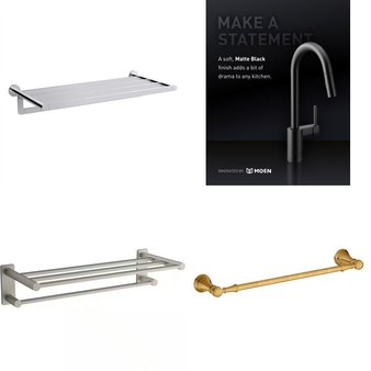 Pallet – 115 Pcs – Bath, Kitchen & Bath Fixtures, Hardware, Medical Devices & Daily Living Aids – Customer Returns – Kohler, Moen, Pfister, Signature Hardware