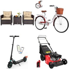 Pallet - 8 Pcs - Patio, Cycling & Bicycles, Trimmers & Edgers, Hedge Clippers & Chainsaws - Customer Returns - Arvakor, Costway, Tanbaby, LiTHELi