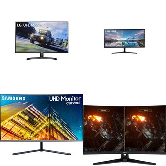 Pallet – 21 Pcs – Monitors – Damaged / Missing Parts / Tested NOT WORKING – LG, ACER, Samsung, Asus