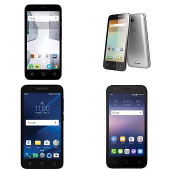 CLEARANCE! 30 Pcs – ALCATEL Smartphones – Tested Not Working – Models: 50560-Silver, 6030B, 4060A, TFALA466BGP4P