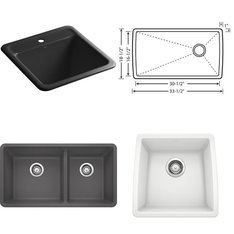 Pallet - 12 Pcs - Hardware, Kitchen & Bath Fixtures - Customer Returns - Kohler, Blanco, ELKAY, Signature Hardware