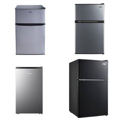 Pallet - 8 Pcs - Refrigerators, Bar Refrigerators & Water Coolers, Freezers - Customer Returns - Arctic King, Galanz, HISENSE