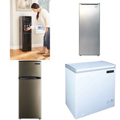 6 Pallets - 61 Pcs - Bar Refrigerators & Water Coolers, Freezers, Refrigerators, Heaters - Customer Returns - HISENSE, Primo, Primo Water, Galanz