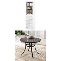 Pallet – 3 Pcs – Storage & Organization – Open Box Customer Returns – Bestar, HomeTrends