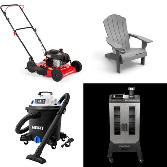 CLEARANCE! 2 Pallets – 21 Pcs – Mowers, Trimmers & Edgers, Leaf Blowers & Vaccums, Patio & Outdoor Lighting / Decor – Customer Returns – Hart, Hyper Tough, Keter, Summer Waves