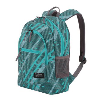 40 Pcs – Swissgear 980184388 Laptop Backpack (Blue Grass/Urban Heather Track Print) – New – Retail Ready