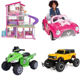 Pallet – 8 Pcs – Vehicles, Trains & RC, Vehicles, Dolls, Not Powered – Customer Returns – New Bright, Jada Toys, V.I.P., Barbie