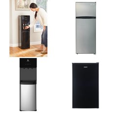 CLEARANCE! Pallet - 7 Pcs - Bar Refrigerators & Water Coolers, Refrigerators, Heaters - Customer Returns - Avalon, Dyna-Glo, Frigidaire, Galanz