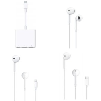 Case Pack – 43 Pcs – In Ear Headphones, Other – Customer Returns – Apple