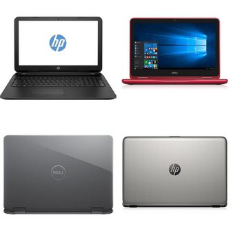 39 Pcs – Laptop Computers – Refurbished (GRADE C) – HP, DELL, ACER