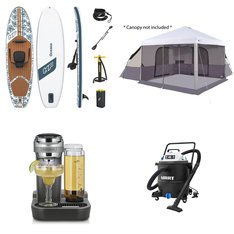 Pallet - 12 Pcs - Camping & Hiking, Exercise & Fitness, Vacuums, Humidifiers / De-Humidifiers - Customer Returns - Ozark Trail, Mainstays, Hart, AirZone