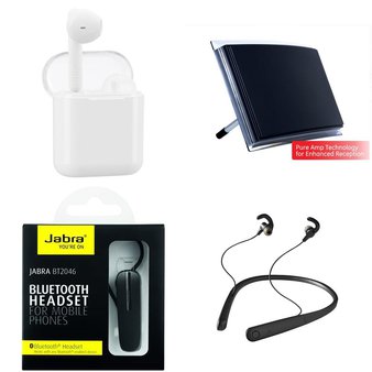 3 Pallets – 1300 Pcs – In Ear Headphones, Lamps, Parts & Accessories, Networking, Powered – Customer Returns – Onn, One For All, Jabra, GE