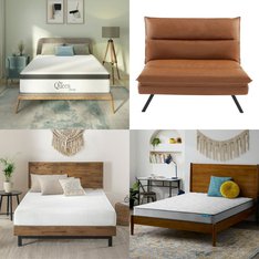 CLEARANCE! Pallet - 17 Pcs - Mattresses, Decor, Living Room, Covers, Mattress Pads & Toppers - Overstock - NapQueen, Drew Barrymore Flower Home