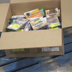 1 Parcel Box - 119 Pcs - DVD Discs, Batteries, Other - NEW/SEALED Products - Walmart