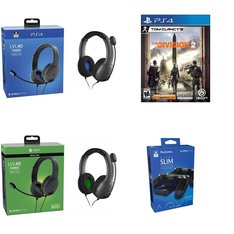 Pallet - 462 Pcs - Sony, Audio Headsets, Batteries & Chargers, Nintendo - Customer Returns - PDP, Ubisoft, Electronic Arts, Controller Gear