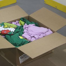 1 Parcel Box - 44 Pcs - Brand New/Sealed - T-Shirts, Polos, Sweaters - Walmart