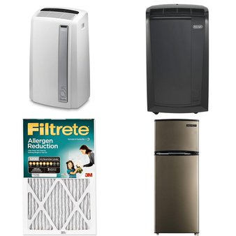 3 Pallets – 41 Pcs – Accessories, Bar Refrigerators & Water Coolers, Air Conditioners – Customer Returns – Filtrete, HISENSE, DeLonghi, Primo