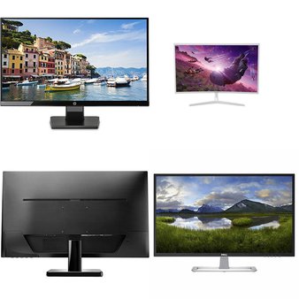 418 Pcs – Computer Monitors – Customer Returns – HP, DELL, Samsung, SCEPTRE