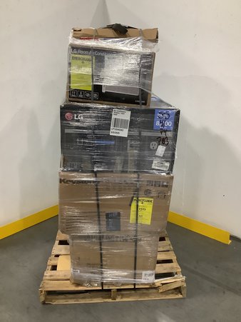 6 Pallets – 74 Pcs – Air Conditioners, Humidifiers / De-Humidifiers, Fans – Untested Customer Returns – Major Retailer